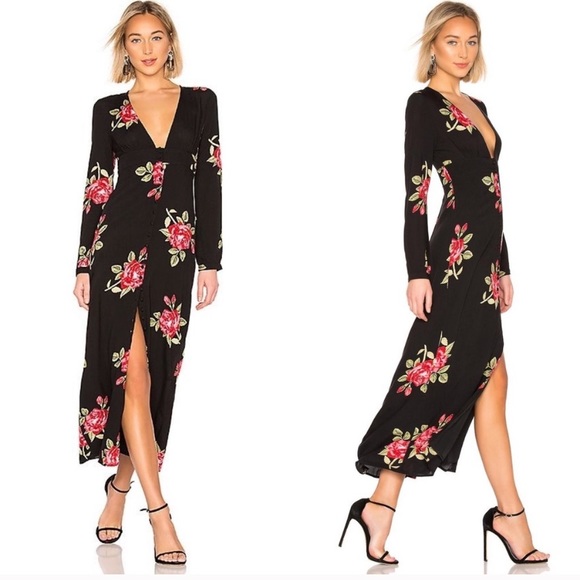 Amuse Society Dresses & Skirts - Amuse Society all buttoned up floral dress